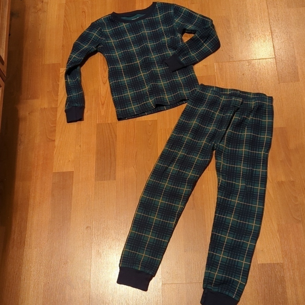Carter's Size 7 Plaid Pajamas Two Piece Set